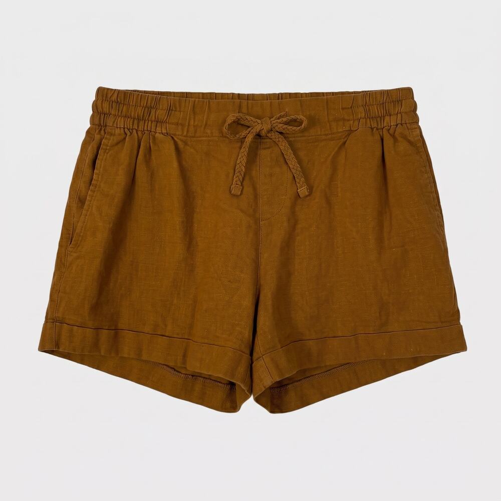 Old Navy Small Linen Rayon Shorts Brown
